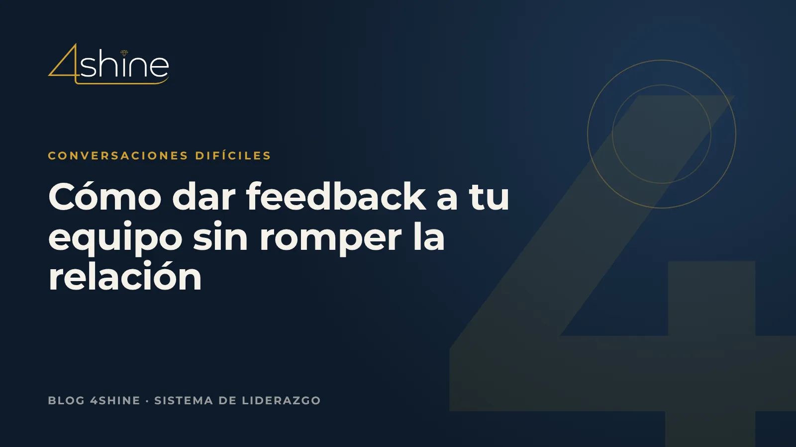 Cómo dar feedback a tu equipo sin romper la relación