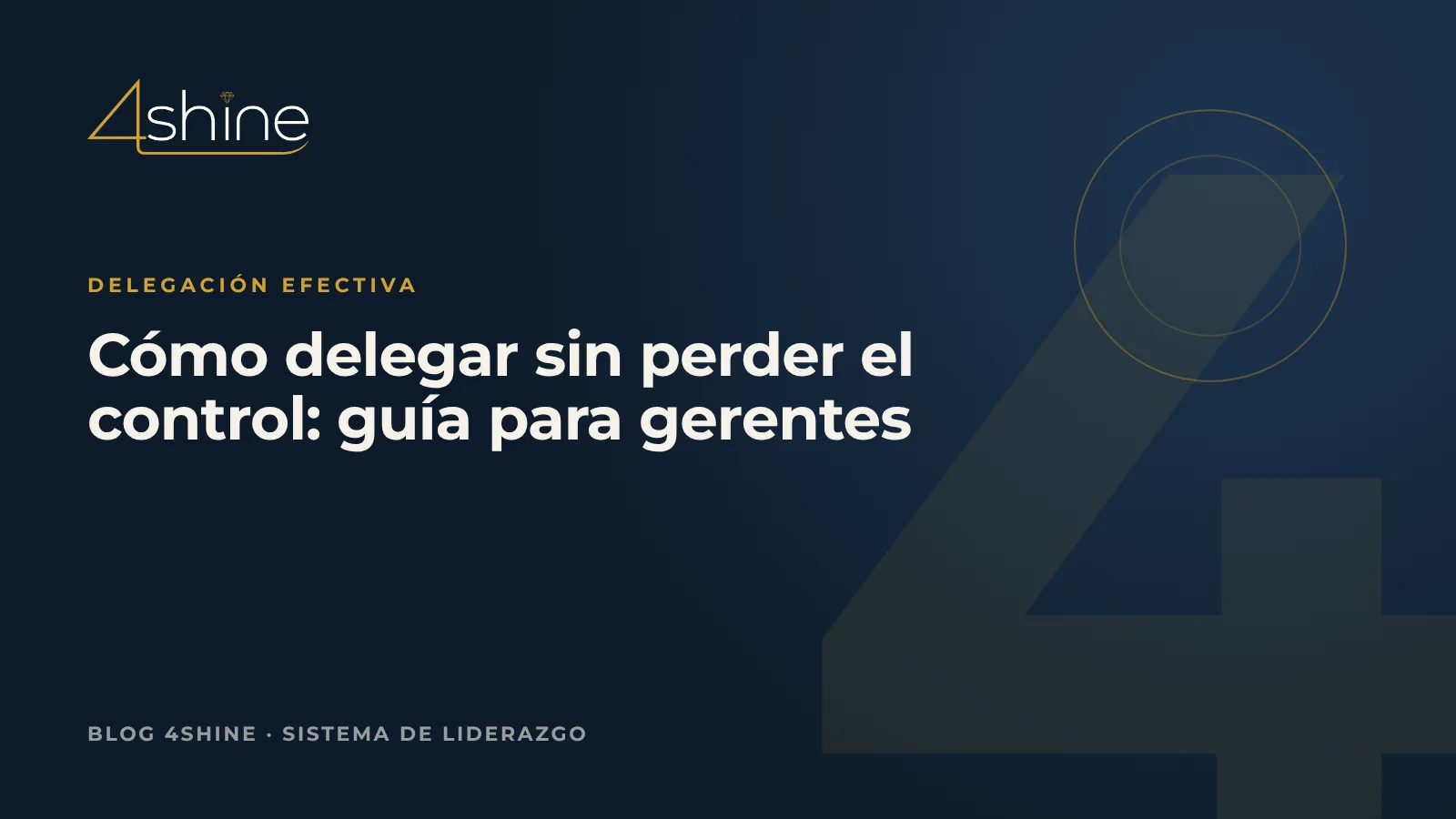 Cómo delegar sin perder el control: guía para gerentes