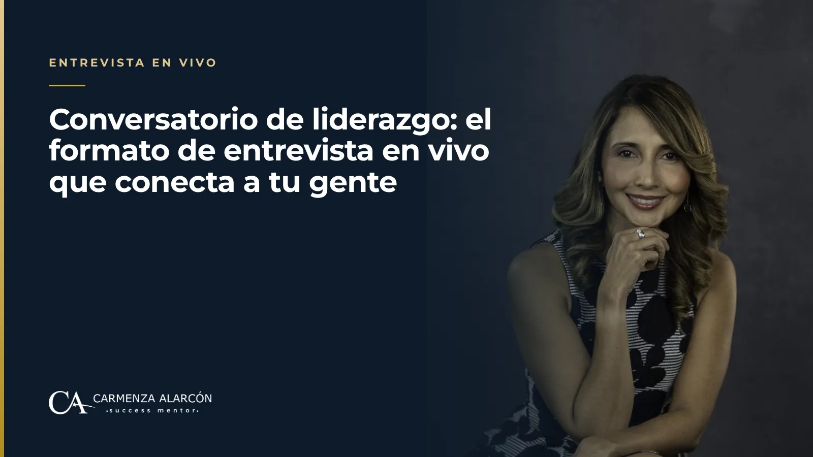 Conversatorio de liderazgo: el formato de entrevista en vivo que conecta a tu gente